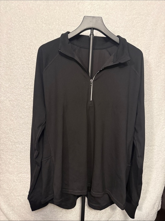 Xersion Tops - Xersion Black Quarter-Zip Pullover